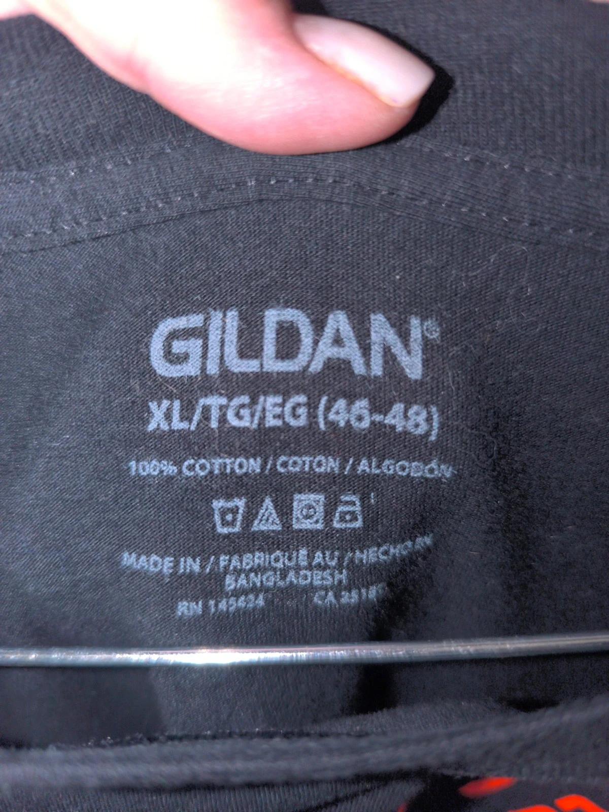 Wigwam Tavern Biker Run 2022 Oregon Black Men's XL Gildan T-shirt – photo 2
